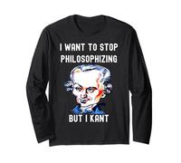 Divertente, voglio smettere di filosofare, ma I Kant Philosophy W Maglia a Manica