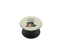 Divertente voglio solo accarezzare il mio gatto e guardare omicidio spettacoli 2 PopSockets PopGrip Adesivo