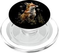 Divertente Volpe Arte Della Amanti Degli Animali Fox PopSockets PopGrip per MagSafe