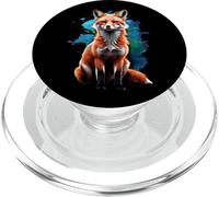 Divertente Volpe Arte Della Volpe Amanti Degli Animali Fox PopSockets PopGrip per MagSafe