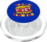 Divertente Vongole Amigo Giochi di parole Carino Ocean Beach Amante PopSockets PopGrip per MagSafe