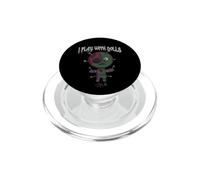 Divertente Voodoo Gioco Con Bambole Creepy Goth Witchy Gothic PopSockets PopGrip per MagSafe