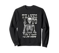 Divertente Waffle Amante Colazione Cibo Umorismo Brunch Fan Felpa