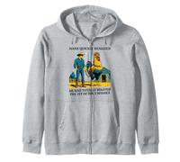 Divertente Wasted Desiderio Cowboy con Gallo Gigante Felpa con Cappuccio