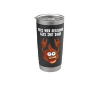 Divertente Web Designer professionale - Sviluppatore front-end Bicchiere termico in acciaio inox doppia parete
