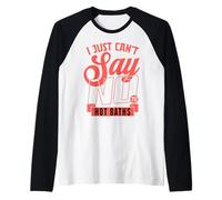 Divertente Wellness Self Care Hot Bath Relax Spa Day Maglia con Maniche Raglan