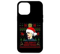 Divertente Woodrow presidente Wilson brutto maglione di Natale inverno Custodia per iPhone 12 Pro Max