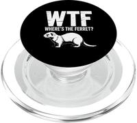 Divertente WTF Dov"è il furetto che dice umorismo PopSockets PopGrip per MagSafe