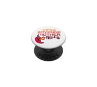 Divertente Yipee Cayenne Madre Sarcastico Peperoncino Kiyay Edgy PopSockets PopGrip Adesivo