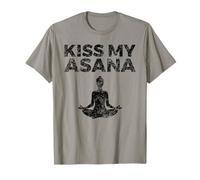 Divertente Yoga Asana Regalo a Tema Bacio Il Mio Asana Maglietta