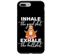 Divertente Yoga Bradipo Detto Inalare Espirare Flower Power Custodia per iPhone 7 Plus/8 Plus