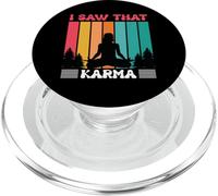 Divertente Yoga ho visto quel karma meditazione citazione PopSockets PopGrip per MagSafe