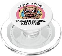 Divertente Yorkshire Terrier Tiny Boss Atteggiamento Sarcastico Cane Mamma PopSockets PopGrip per MagSafe
