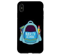 Divertente zaino per il ritorno a scuola Custodia per iPhone XS Max