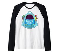 Divertente zaino per il ritorno a scuola Maglia con Maniche Raglan