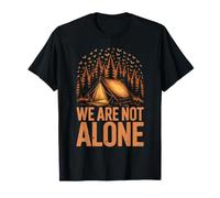 Divertente zanzara Bait Camicie Camping We Are Not Alone Maglietta