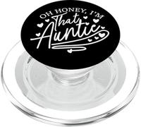 Divertente zia Oh Honey Im che zia di essere regalo nipote PopSockets PopGrip per MagSafe