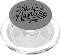 Divertente zia Oh Honey Im che zia essere regalo nipote PopSockets PopGrip per MagSafe