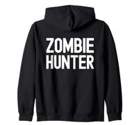Divertente Zombie Hunter Halloween Costume Caccia Zombies Felpa con Cappuccio