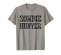 Divertente Zombie Hunter Halloween Costume Caccia Zombies Maglietta