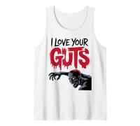 Divertente Zombie I Love Your Guts Creepy Halloween Canotta