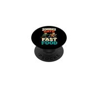 Divertente Zombie Race Runner Apocalisse Umorismo PopSockets PopGrip Adesivo