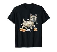 Divertente Zucca di Cairn Terrier Mummia Halloween Bambini Uomo Donna Maglietta