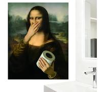 Divertentedecorazione Da Parete Per Il Bagno -decorazione Per WC Retrò, Poster Per Decorazioni Da Parete Umoristico | Design Umoristico Proprietari Di Case Affittuari Studenti Universitari Appartame