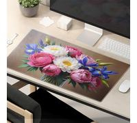 Divertenti accessori da scrivania per lavoro bouquet colorato: una sinfonia di fiori Tappetino per mouse tappetino per mouse divertente divertente tappetino per mouse per scrivania