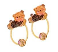 Divertenti accessori per capelli modellati a forma di animale, per donne, permanenti, flessibili, per bambini, non scivolano con adorabile gattino Lagomorph elefante guarnisce guarnizioni per capelli