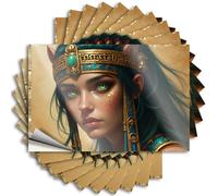 Divertenti adesivi per paraurti Regina del Nilo: A Mysterious Pharaoh'S Tale, 10 adesivi per auto per donne, adesivi divertenti per auto (12 x 18 cm)