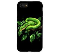 Divertenti Amanti Del Pitone Verde Serpenti Rettili Snake Custodia per iPhone SE (2020) / 7/8
