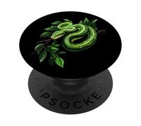 Divertenti Amanti Del Pitone Verde Serpenti Rettili Snake PopSockets PopGrip Adesivo