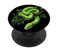 Divertenti Amanti Del Pitone Verde Serpenti Rettili Snake PopSockets PopGrip Adesivo