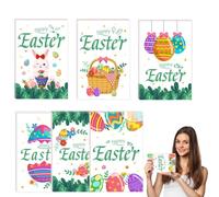 Divertenti biglietti di Pasqua, simpatici biglietti di Pasqua, 24 pezzi, biglietti di auguri di Pasqua pieghevoli, per famiglia, amici, colleghi, festa della mamma