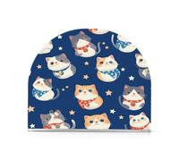 Divertenti Blue Cats Portatovaglioli di Pasqua in Acrilico per Farmhouse Cocktail titolari indipendenti per tovaglioli di carta decorazioni per la casa per tavolo, cucina