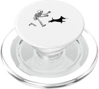 divertenti cani Jack Russel che corrono con lo scheletro di PopSockets PopGrip per MagSafe