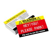 Divertenti carte di parcheggio, divertenti istruzioni per il parcheggio, 50 biglietti divertenti per violazioni del parcheggio con diversi motivi di violazione, per adulti, accessori per auto