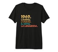 Divertenti Compleanno Uomo Anno Vintage 1969 Maglietta Premium