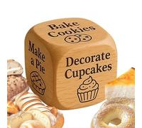 Divertenti da forno, in legno, per attività di gioco di feste, con divertente di cottura a sei lati, per riunioni di famiglia, appuntamenti, serate, adolescenti, coppie, adulti, amici, 5 x