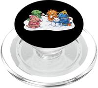 Divertenti Dinosauri Che Giocano Nella Neve PopSockets PopGrip per MagSafe