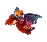 Divertenti dinosauri Clip per capelli Pinze per capelli antiscivolo Grandi Morsetti a mascella in acrilico Copricapo Strumenti per lo styling Accessorio Grandi Clip Antiscivolo Morsetto Decorazione