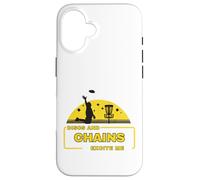 Divertenti dischi e catene Excite Me Disc Golf Custodia per iPhone 16