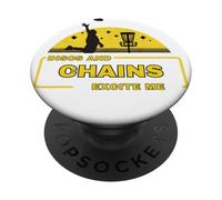 Divertenti dischi e catene Excite Me Disc Golf PopSockets PopGrip Adesivo