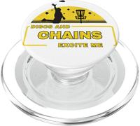 Divertenti dischi e catene Excite Me Disc Golf PopSockets PopGrip per MagSafe