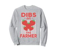 Divertenti donne alla fragola di Dibs On The Farmer Felpa