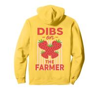 Divertenti donne alla fragola di Dibs On The Farmer Felpa con Cappuccio