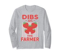Divertenti donne alla fragola di Dibs On The Farmer Maglia a Manica