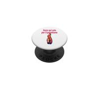 Divertenti Frasi Natale Panettone Amanti Dolce PopSockets PopGrip Adesivo