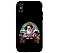 Divertenti gabbiani gabbiani arcobaleno bambini bambini ragazze ragazzi Custodia per iPhone X/XS